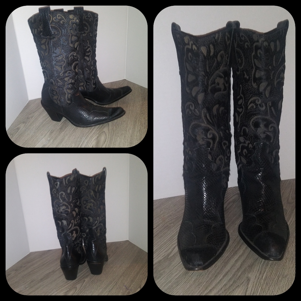 Calf Hair Cowboy Boot